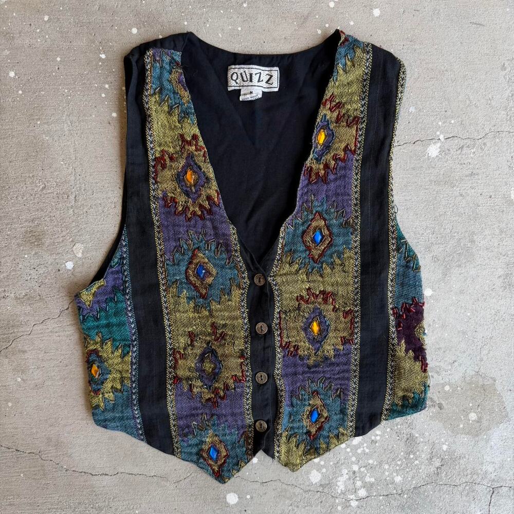 Quizz multicoloured vest size‎ m